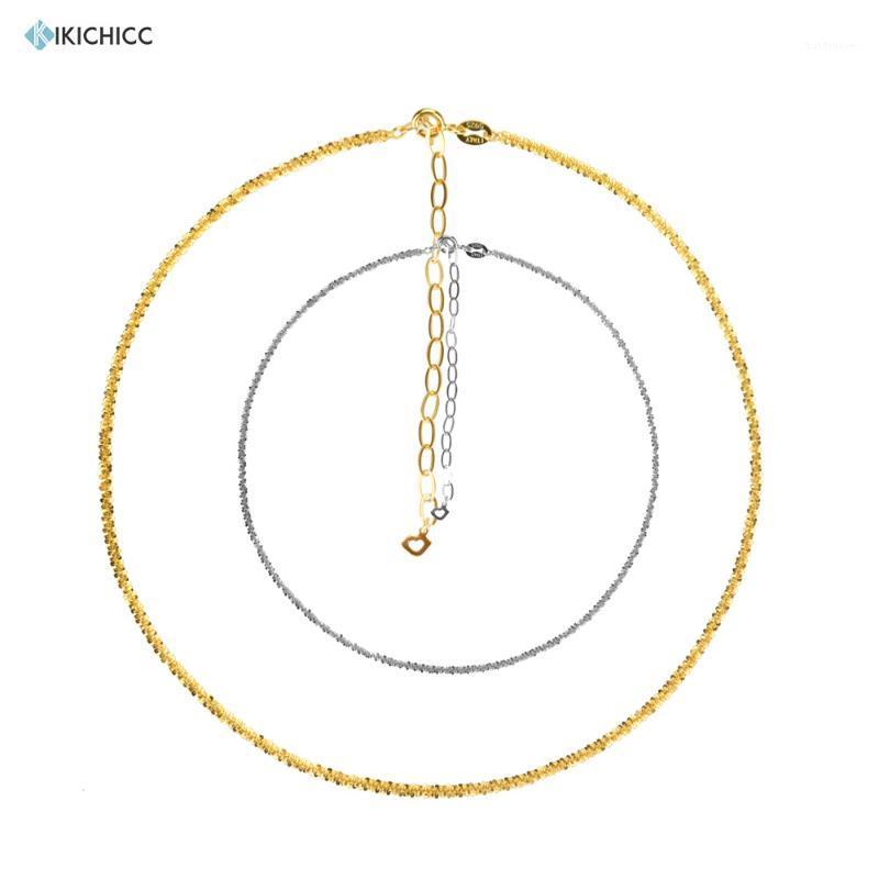 Kikichicc 100% 925 Sterling Silver Gold Chain Choker Necklace 2020 Rock Punk Luxury Plain Print Long Gold Flower Fine Jewelry1
Kikichicc 100% 925 Sterling Silver Gold Chain Choker Necklace 2020 Rock Punk Luxury Plain Print Long Gold Flower Fine Jewelry1