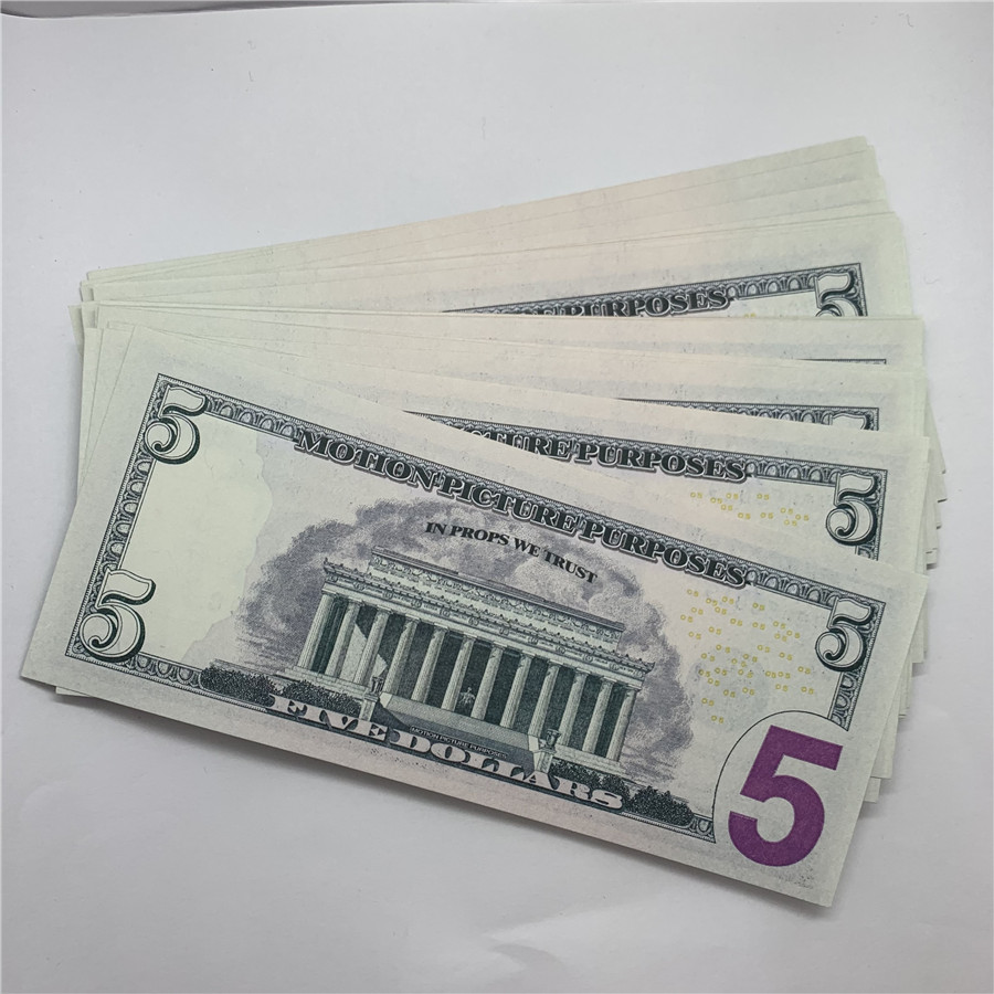 Forged Copy U.S.currency Dollar Banknotes Props Toy Performance Shooting Fake 5 Bar Money Children Bank F9 Alils Shdci
Forged Copy U.S.currency Dollar Banknotes Props Toy Performance Shooting Fake 5 Bar Money Children Bank F9 Alils Shdci