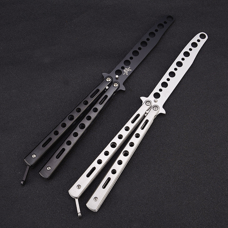 American Novice Rivet Maintenance Free Swing Butterfly Knife Training Tool / Not Sharpened
American Novice Rivet Maintenance Free Swing Butterfly Knife Training Tool / Not Sharpened