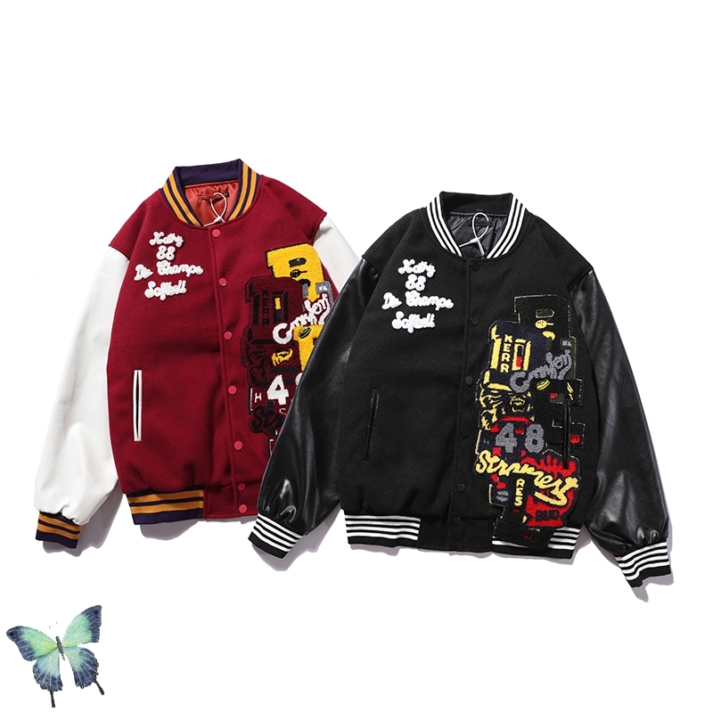 2021 New Autumn Winter Patchwork Embroidery Baseball Uniform Men's Hip-hop Stand-up Zipper Jacket Frli, 4004-hei
2021 New Autumn Winter Patchwork Embroidery Baseball Uniform Men's Hip-hop Stand-up Zipper Jacket Frli, 4004-hei