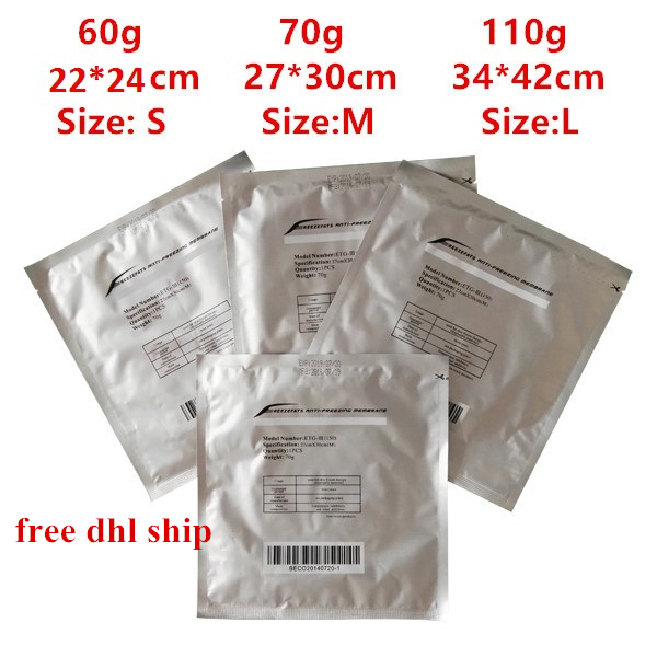 High Quality Cryolipolysis Fat Freezing Antifreeze Membrane Antifreezing Pads ETGIII 3 Sizes 60g 70g 110g For Home Salon
High Quality Cryolipolysis Fat Freezing Antifreeze Membrane Antifreezing Pads ETGIII 3 Sizes 60g 70g 110g For Home Salon