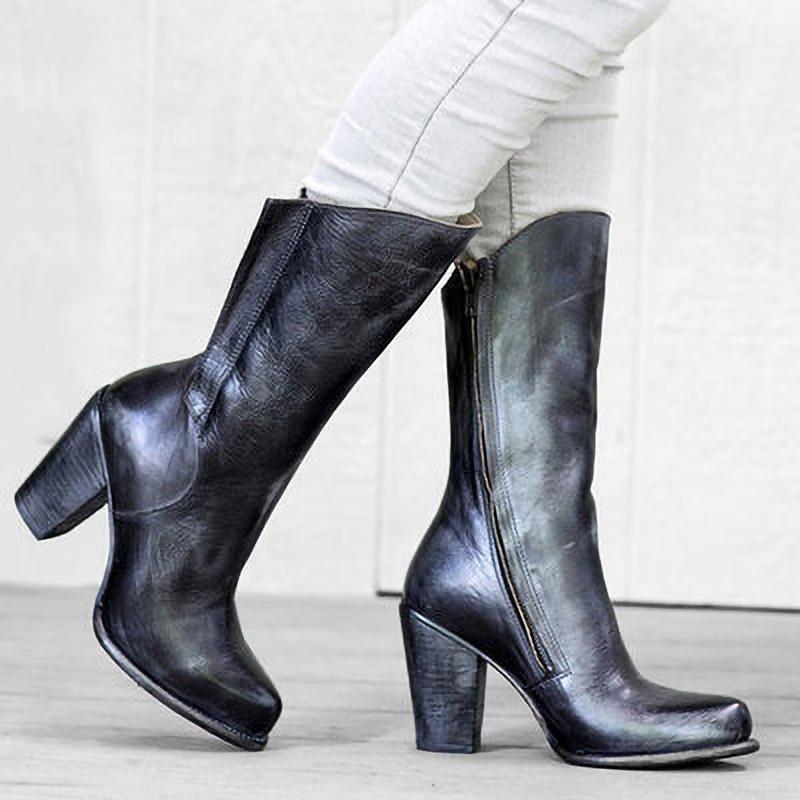 2020 Women's Boots Zip Autumn and Winter New Thick High Heel Side Zipper Boots 40-43 Yards European and American Women's, Burgundy
2020 Women's Boots Zip Autumn and Winter New Thick High Heel Side Zipper Boots 40-43 Yards European and American Women's, Burgundy