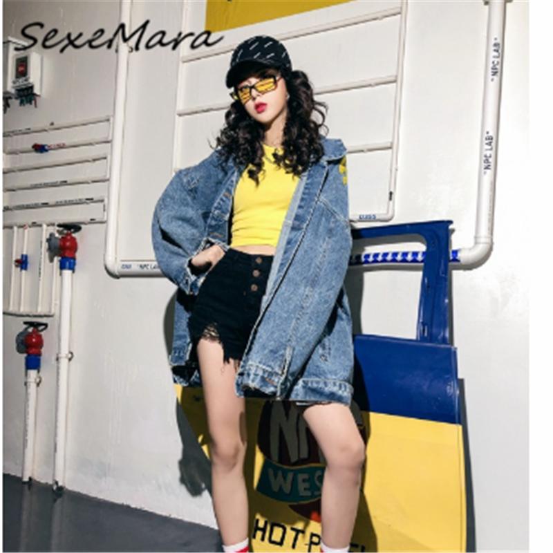Loose Long Fashion Denim Jacket Plus Size 2020 Vintage Blue Spring Print Denim Jacket Women, As pic
Loose Long Fashion Denim Jacket Plus Size 2020 Vintage Blue Spring Print Denim Jacket Women, As pic