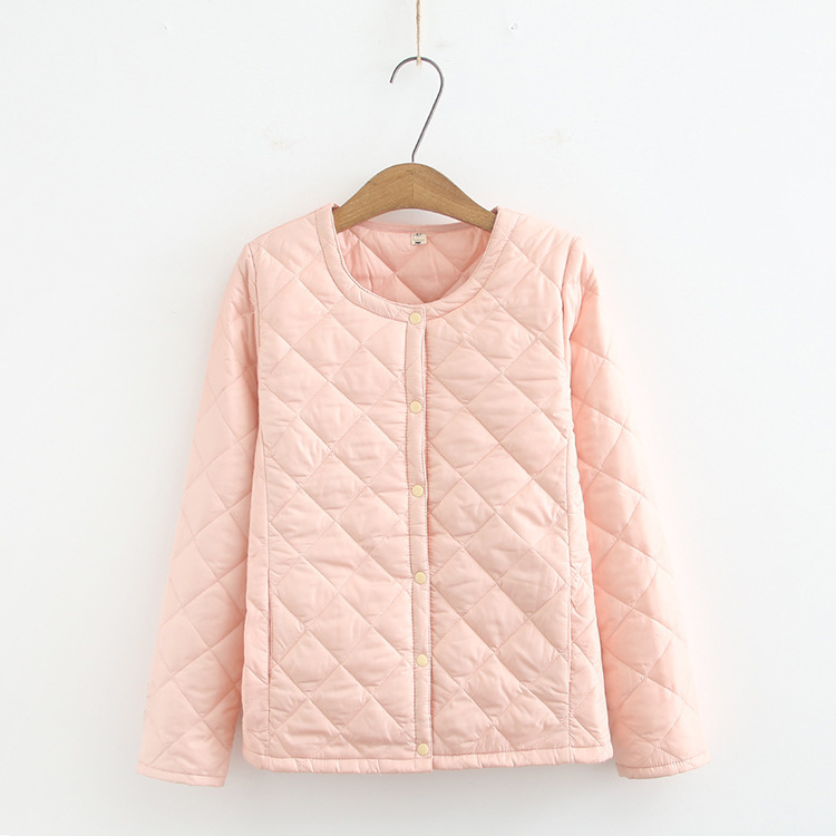 NewBang 4XL Plus Size Lightweight Cotton Coat Women Winter Warm Liner Collarless Coat With Zipper Female Slim Jackets 200928