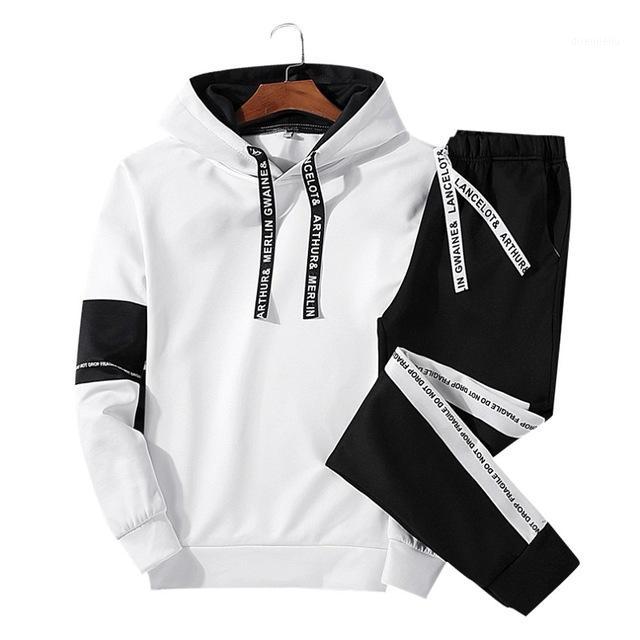 Men Casual Set Hooded Solid Patchwork 2020 Autumn New Men's Sportswear Hoodies+Pants 2PCS Sets Hip Hop Street Loose Tracksuits1, As pic
Men Casual Set Hooded Solid Patchwork 2020 Autumn New Men's Sportswear Hoodies+Pants 2PCS Sets Hip Hop Street Loose Tracksuits1, As pic