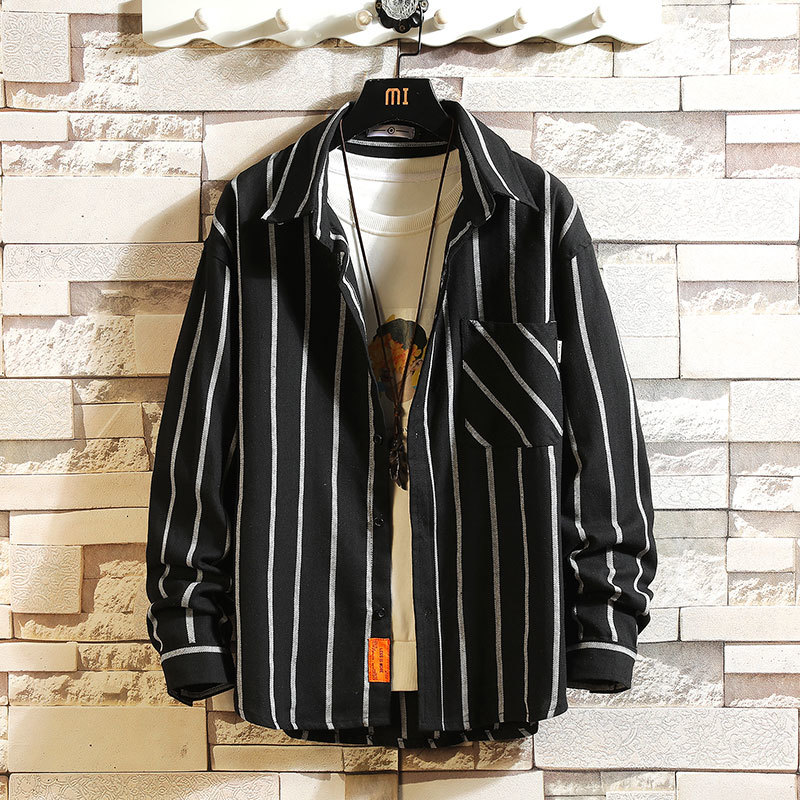 2021 Casual Brand Striped Men Shirts Long Sleeves New Spring Autumn Plus Oversize M-5xl Kiuw, C2108 3
2021 Casual Brand Striped Men Shirts Long Sleeves New Spring Autumn Plus Oversize M-5xl Kiuw, C2108 3