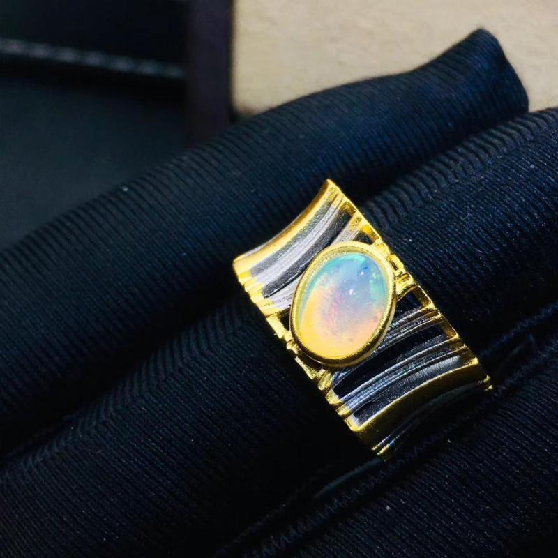 Best Gift Natural Real Opal Ring Solid 925 Sterling Silver For Women Colour Gem Stone Rings Fine Jewelry
Best Gift Natural Real Opal Ring Solid 925 Sterling Silver For Women Colour Gem Stone Rings Fine Jewelry