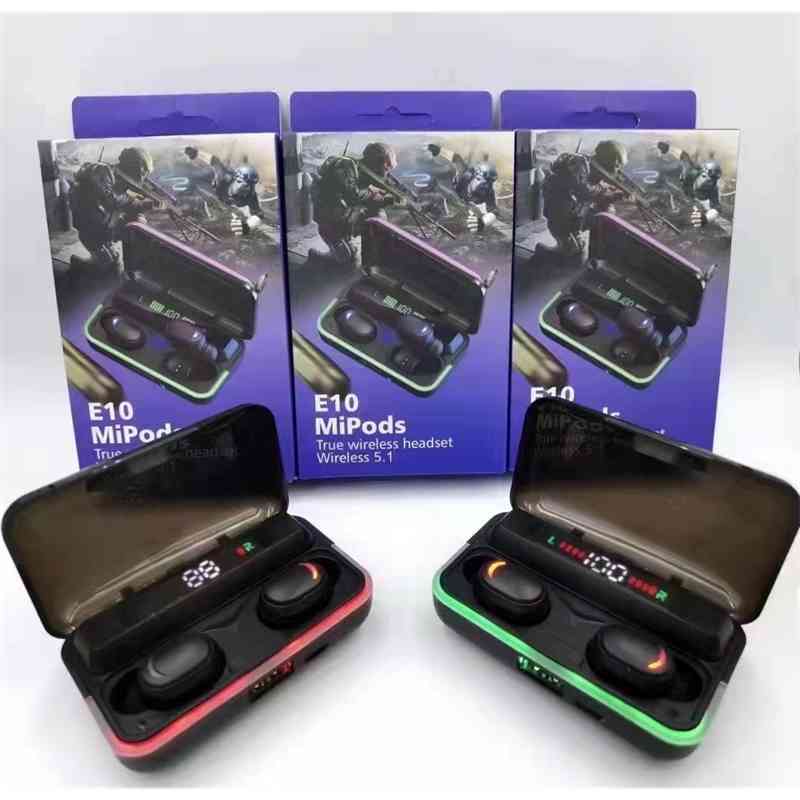 E10 Wireless Earphones New 2023 Chip Transparency Metal Rename GPS Wirless Charging Bluetooth Headphones In-Ear, Black
E10 Wireless Earphones New 2023 Chip Transparency Metal Rename GPS Wirless Charging Bluetooth Headphones In-Ear, Black