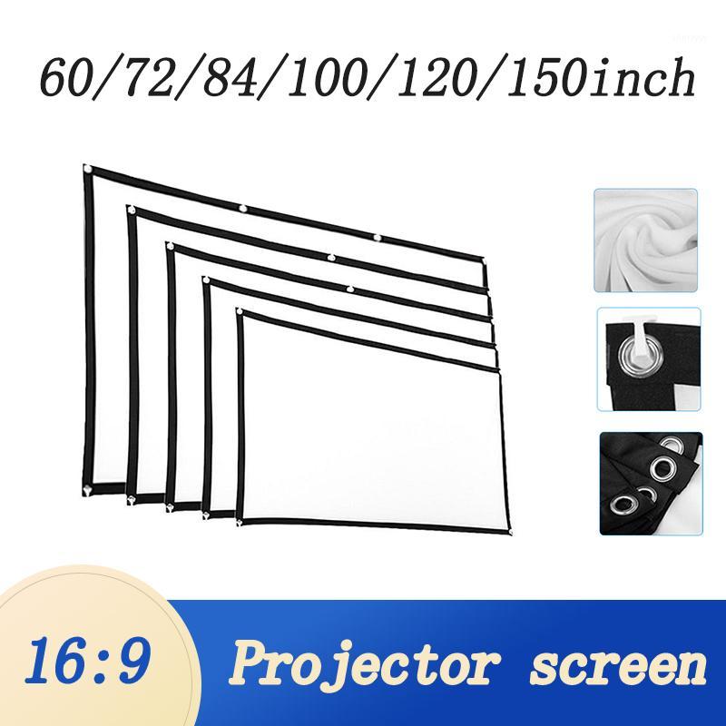 3D HD Projector Screen 60/72/84/100/120/150inch 16:9 Anti-Crease Projection Movies Screen For Home Outdoor With Pack Hooks1
3D HD Projector Screen 60/72/84/100/120/150inch 16:9 Anti-Crease Projection Movies Screen For Home Outdoor With Pack Hooks1