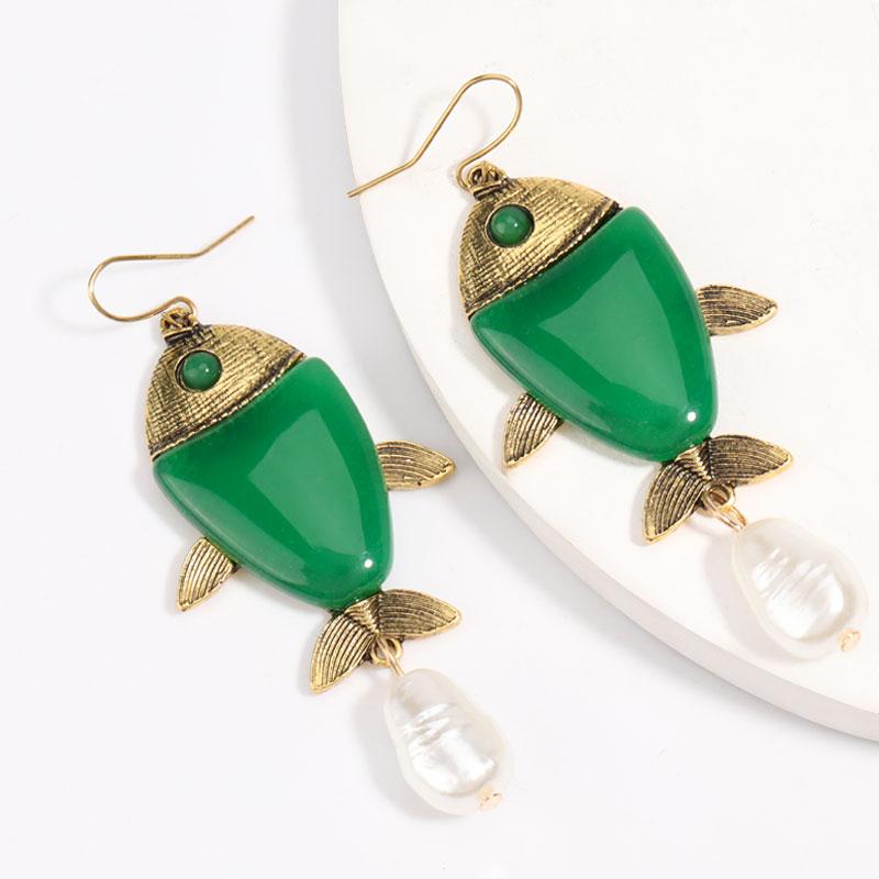 Women's Earrings Fashion Simple Metal Fish Dangle Earrings Elegant Personality Girl Party Banquet Jewelry Statement
Women's Earrings Fashion Simple Metal Fish Dangle Earrings Elegant Personality Girl Party Banquet Jewelry Statement