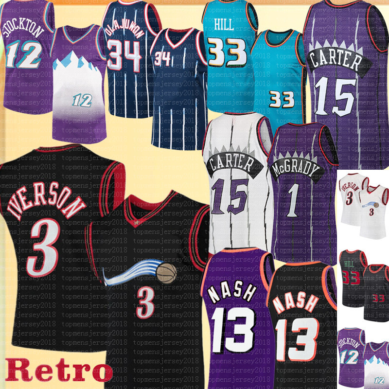 Retro Mesh Allen 3 Iverson Jersey Vince 15 Carter Jersey John 12 Stockton Steve 13 Nash Grant 33 Hill Karl 32 Malone Basketball Jerseys
Retro Mesh Allen 3 Iverson Jersey Vince 15 Carter Jersey John 12 Stockton Steve 13 Nash Grant 33 Hill Karl 32 Malone Basketball Jerseys
