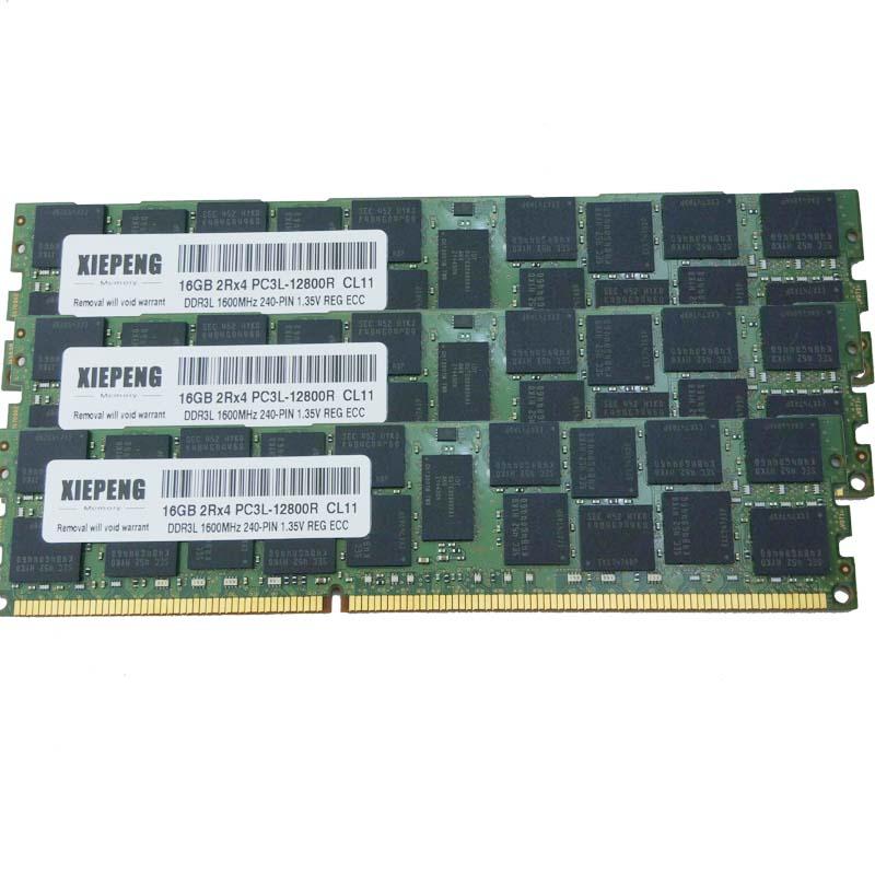 

for IBM x3850 x3950 X6 x3530 M4 Server RAM DDR3 32GB 1600MHz PC3-12800R 16GB DDR3L 1600 PC3 12800R 1333 10600 Memory