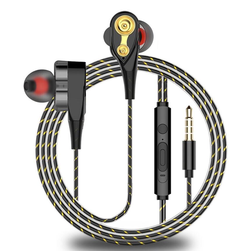 Eorv3s Earphones In-ear Mono Subwoofer Soundproof Earplugs Wire Control With Wheat Quad Core Double Moving Ring Earphones, Black
Eorv3s Earphones In-ear Mono Subwoofer Soundproof Earplugs Wire Control With Wheat Quad Core Double Moving Ring Earphones, Black