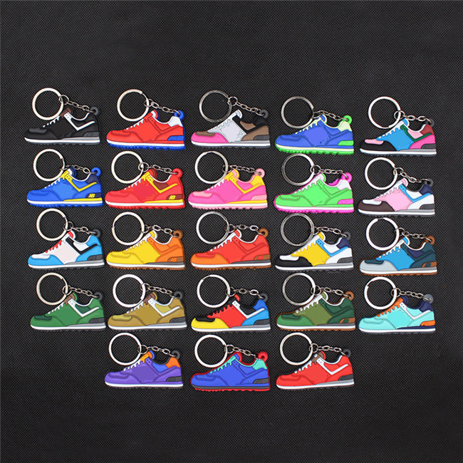 DHL Mini Silicone Sneaker Keychain Woman Men Kids Key Ring Gift Key Holder Bag Charm Accessories Key Chains
DHL Mini Silicone Sneaker Keychain Woman Men Kids Key Ring Gift Key Holder Bag Charm Accessories Key Chains