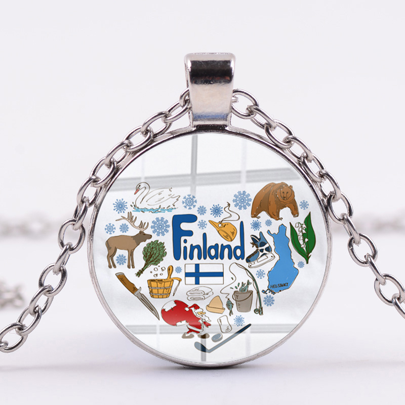 Creative National Impressionism Necklace Haiti Finland Mexico Impressionist Sugar Skull Silver Plated Chain Choker Unisex
Creative National Impressionism Necklace Haiti Finland Mexico Impressionist Sugar Skull Silver Plated Chain Choker Unisex