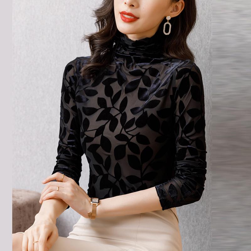AOSSVIAO Velvet Blouse 2020 Autumn Winter Women Shirts Long Sleeve Turtleneck Basic Lady Warm Vintage Blusas Femme Tops, Morning glory
AOSSVIAO Velvet Blouse 2020 Autumn Winter Women Shirts Long Sleeve Turtleneck Basic Lady Warm Vintage Blusas Femme Tops, Morning glory