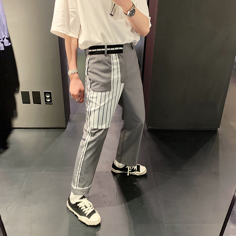 2021 New You'll See Patchwork Personality... Loose Stripes Nine-point Suit Suit... Casual Men's Korean Fashion Version Pants. 1Y2J, 11
2021 New You'll See Patchwork Personality... Loose Stripes Nine-point Suit Suit... Casual Men's Korean Fashion Version Pants. 1Y2J, 11