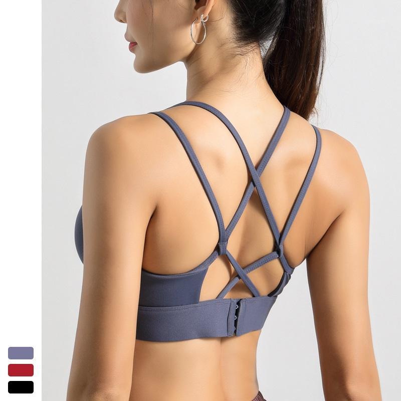 New Arrival Woman Sports Bralette Cross Back Breathable Padded Camisole Stretchy Proof Running Fitness Gym Push Up Bra1, Black
New Arrival Woman Sports Bralette Cross Back Breathable Padded Camisole Stretchy Proof Running Fitness Gym Push Up Bra1, Black