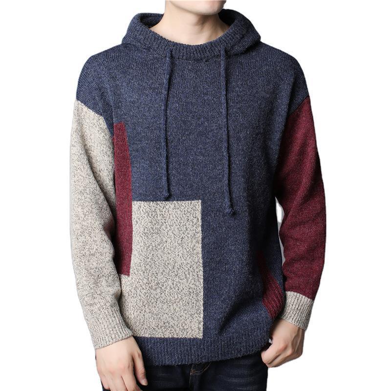 Men's Sweaters Mens Hooded Knitted Pullovers Sweater Men Patchwork Streetwear Casual Sweatshirt Tracksuit Fashion Plus Size -6XL, White;black
Men's Sweaters Mens Hooded Knitted Pullovers Sweater Men Patchwork Streetwear Casual Sweatshirt Tracksuit Fashion Plus Size -6XL, White;black