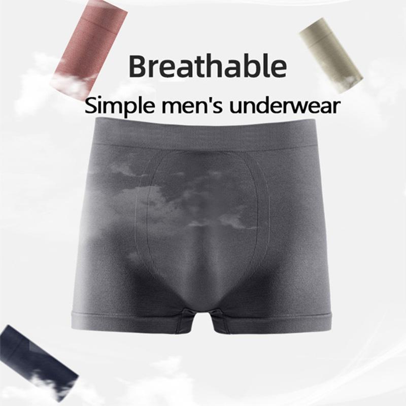 Men's Underwear Simple Boxer Comfortable Breathable Solid Color All Size 4 Piece Underwear1, As pic
Men's Underwear Simple Boxer Comfortable Breathable Solid Color All Size 4 Piece Underwear1, As pic