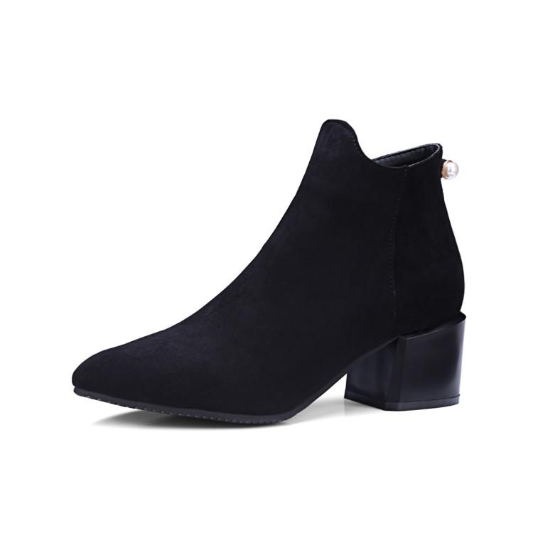 Big Size Pointed thick heel boots boots women shoes ankle for women ladies shoes woman winter, Gray
Big Size Pointed thick heel boots boots women shoes ankle for women ladies shoes woman winter, Gray