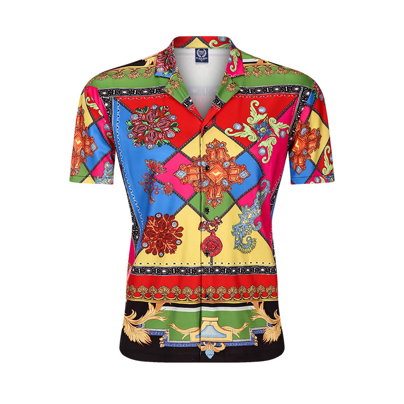 2020 Floral Hip Hop Casual Shirt Printed Shirts Fashion Beach Short Sleeve Sportwear Male Blouse Streetwear, Black
2020 Floral Hip Hop Casual Shirt Printed Shirts Fashion Beach Short Sleeve Sportwear Male Blouse Streetwear, Black