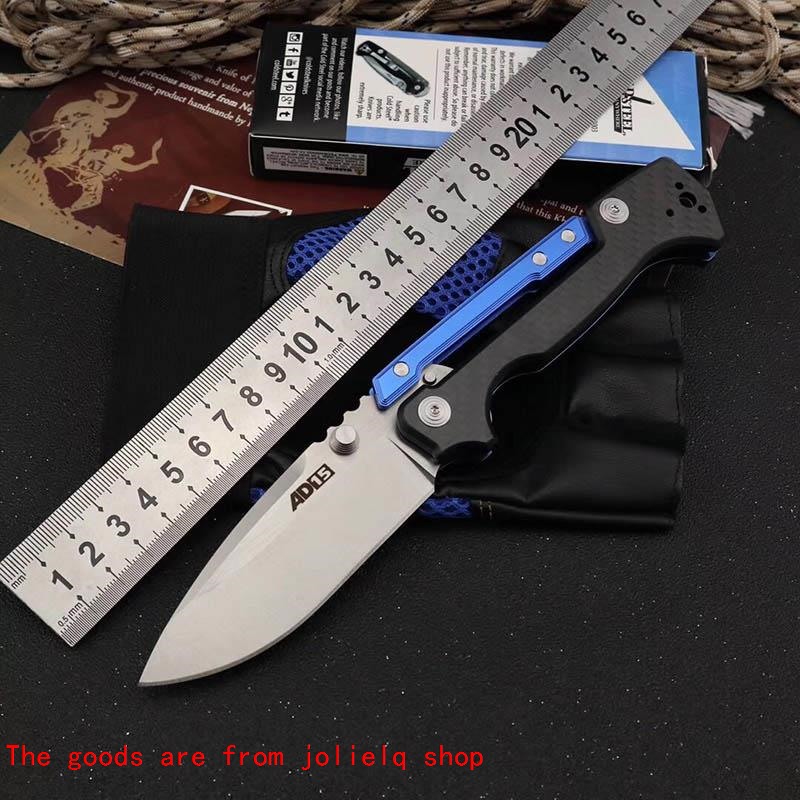 M390 steel knife Blade tactical folding Cold AD15 pocket knife aluminum + carbon fiber handle AD 15 outdoor camping hunting survival QYNF IC
M390 steel knife Blade tactical folding Cold AD15 pocket knife aluminum + carbon fiber handle AD 15 outdoor camping hunting survival QYNF IC