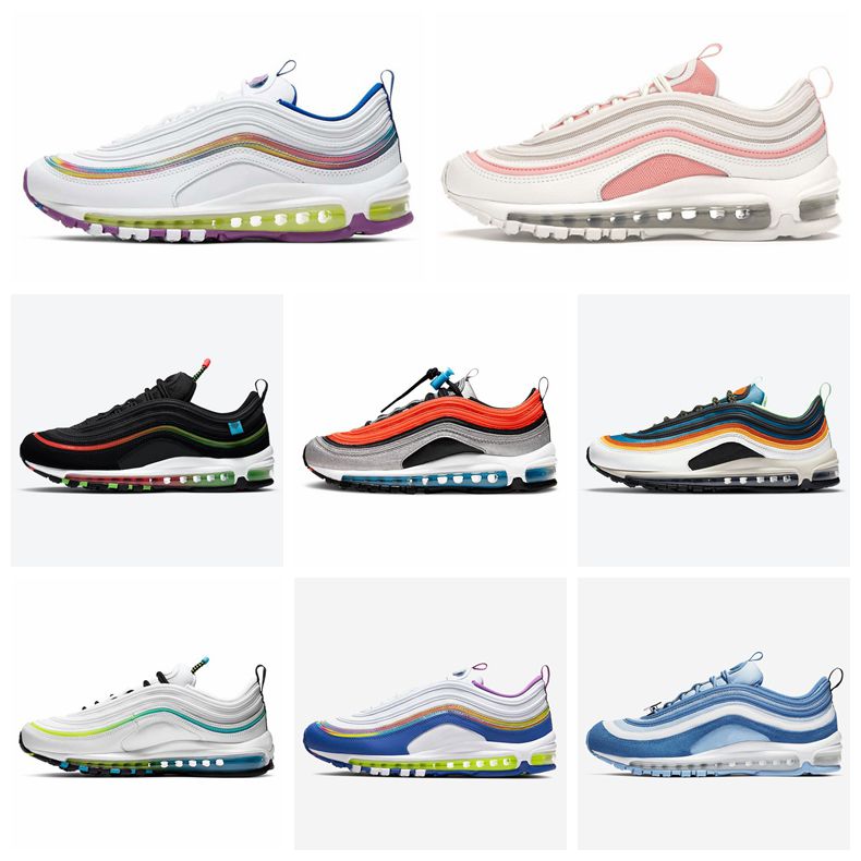 2020 Selling Black White 97 Running Shoes for men women Bleached Coral GS Sky Fashion Iridescent Barely Rose Trainers outdoor Sneakers, #11
2020 Selling Black White 97 Running Shoes for men women Bleached Coral GS Sky Fashion Iridescent Barely Rose Trainers outdoor Sneakers, #11