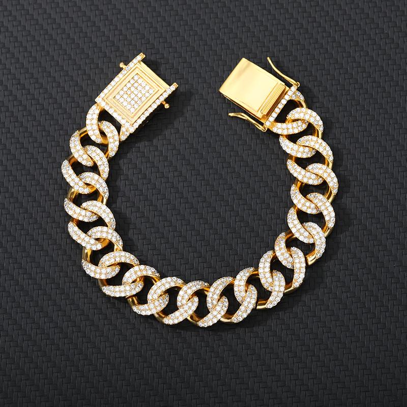 Rhinestone Cuban Chain Men Bracelet Stainless Steel Gold Chain Hip Hop Male Bracelets Rapper Punk Jewelry Bracelet Homme
Rhinestone Cuban Chain Men Bracelet Stainless Steel Gold Chain Hip Hop Male Bracelets Rapper Punk Jewelry Bracelet Homme