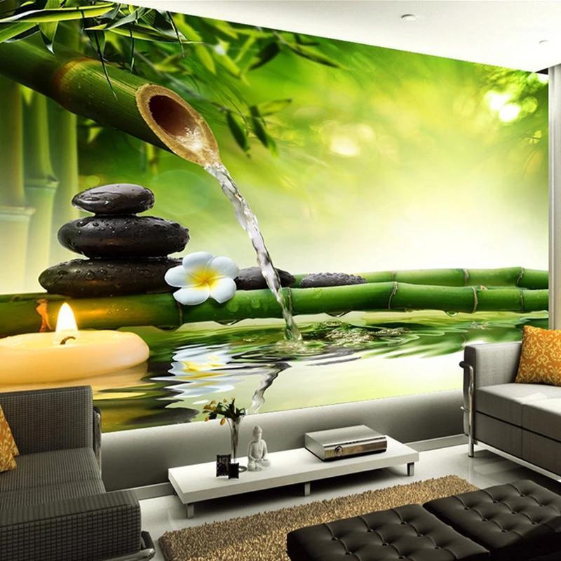 Custom 3D Photo Wallpaper Living Room TV Backdrop Green Bamboo Flowing Water Natural Landscape Interior Decoration Wall Painting1, Silk cloth
Custom 3D Photo Wallpaper Living Room TV Backdrop Green Bamboo Flowing Water Natural Landscape Interior Decoration Wall Painting1, Silk cloth