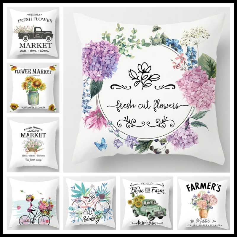 Floral Market Pillow Cover Decorative Polyester Sofa Car Seat Throw Pillow Case Home Decoration Farmhouse Cushion Covers 45x45cm1, Farmer 05
Floral Market Pillow Cover Decorative Polyester Sofa Car Seat Throw Pillow Case Home Decoration Farmhouse Cushion Covers 45x45cm1, Farmer 05