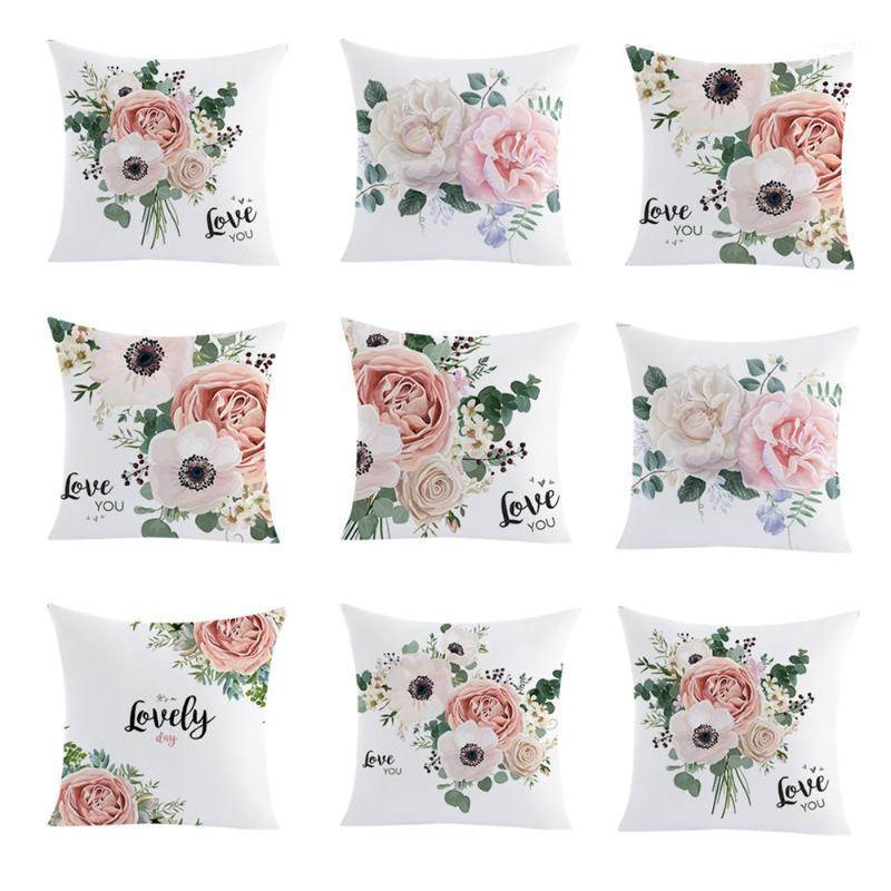 Rose Peony Flower Cushion Cover Polyester Cotton 45X45CM Pillowcase Home Decorative Throw Pillow Covers Wedding Room Decor1, Tpr128-4
Rose Peony Flower Cushion Cover Polyester Cotton 45X45CM Pillowcase Home Decorative Throw Pillow Covers Wedding Room Decor1, Tpr128-4