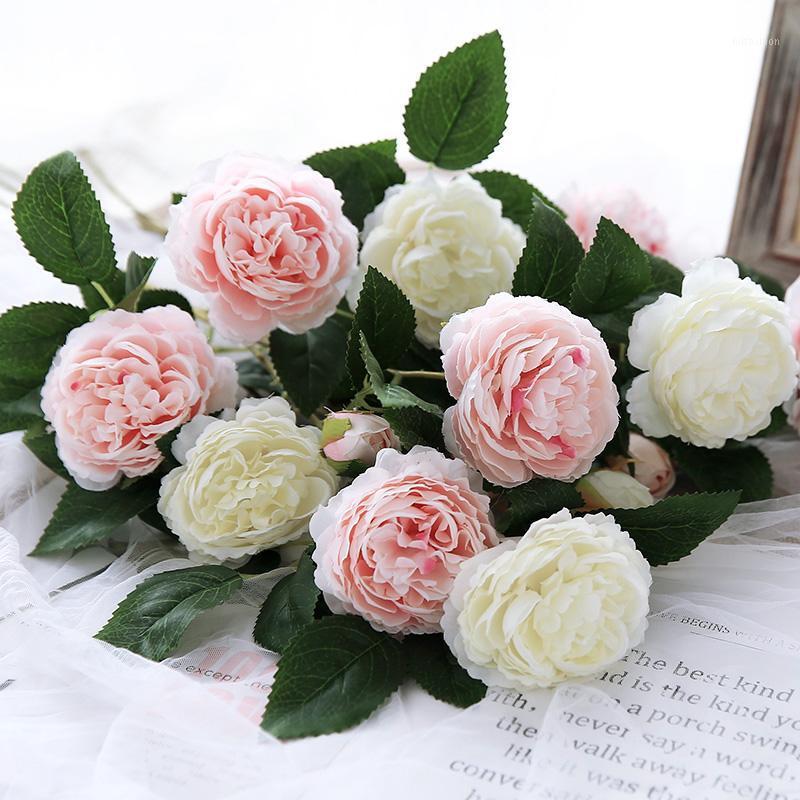yumai 1pc 3 Heads Peony Silk Artificial Flowers Roses Bride Wedding party Decoration Fake Flower for Table Home Decor1, White
yumai 1pc 3 Heads Peony Silk Artificial Flowers Roses Bride Wedding party Decoration Fake Flower for Table Home Decor1, White