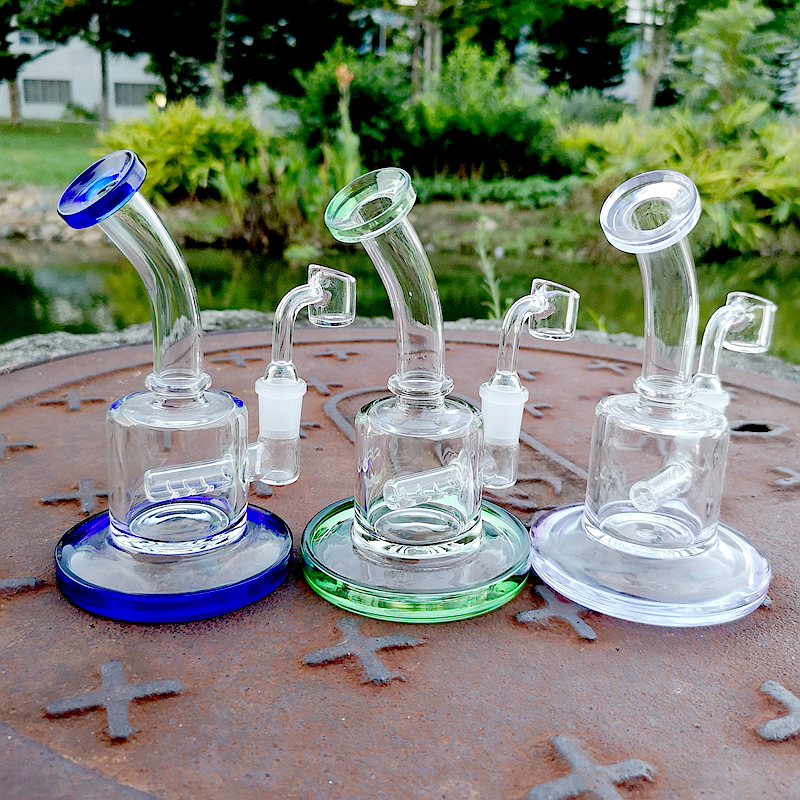 6 Inch Inline Perc Unique Bongs Purple Green Blue Pink Bong Mini Glass Water Pipes Small Oil Dab Rigs t With Quartz Banger
6 Inch Inline Perc Unique Bongs Purple Green Blue Pink Bong Mini Glass Water Pipes Small Oil Dab Rigs t With Quartz Banger