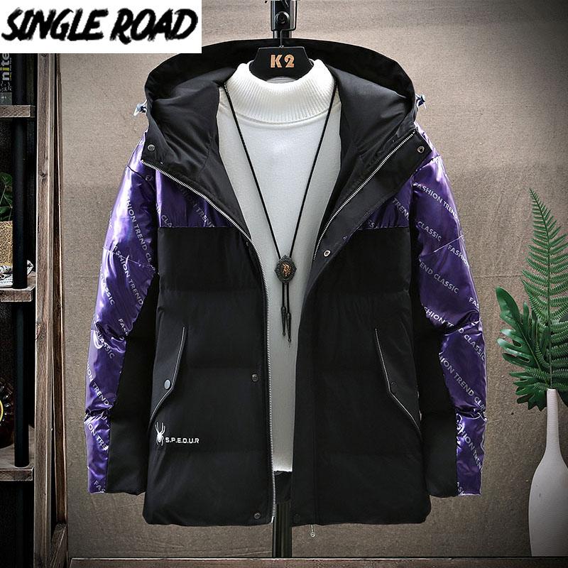 SingleRoad Mens Winter Jacket Men 2020 Patchwork Coat Hooded Parka Windproof Streetwear Casual Parkas Purple Jackets For Men, Black jacket men
SingleRoad Mens Winter Jacket Men 2020 Patchwork Coat Hooded Parka Windproof Streetwear Casual Parkas Purple Jackets For Men, Black jacket men