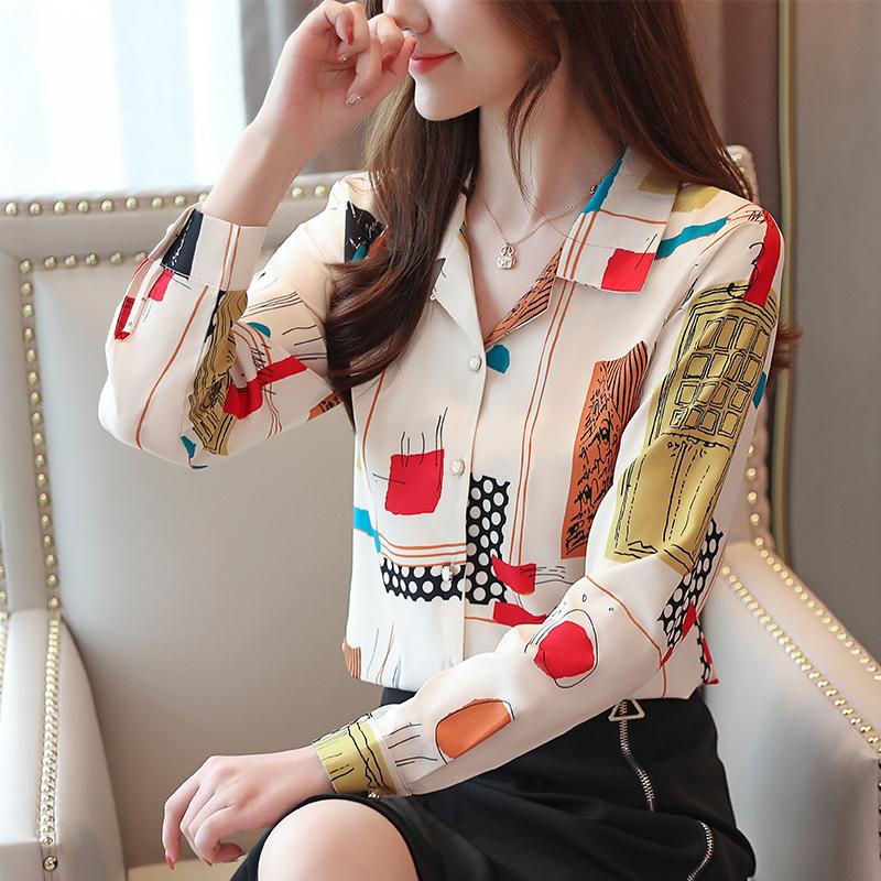 Autumn Fashion Women Blouse 2020 Korean Women Long Sleeve Blouse Lady Office Work Shirt Top Female Elegant Vintage Print, Photo color
Autumn Fashion Women Blouse 2020 Korean Women Long Sleeve Blouse Lady Office Work Shirt Top Female Elegant Vintage Print, Photo color