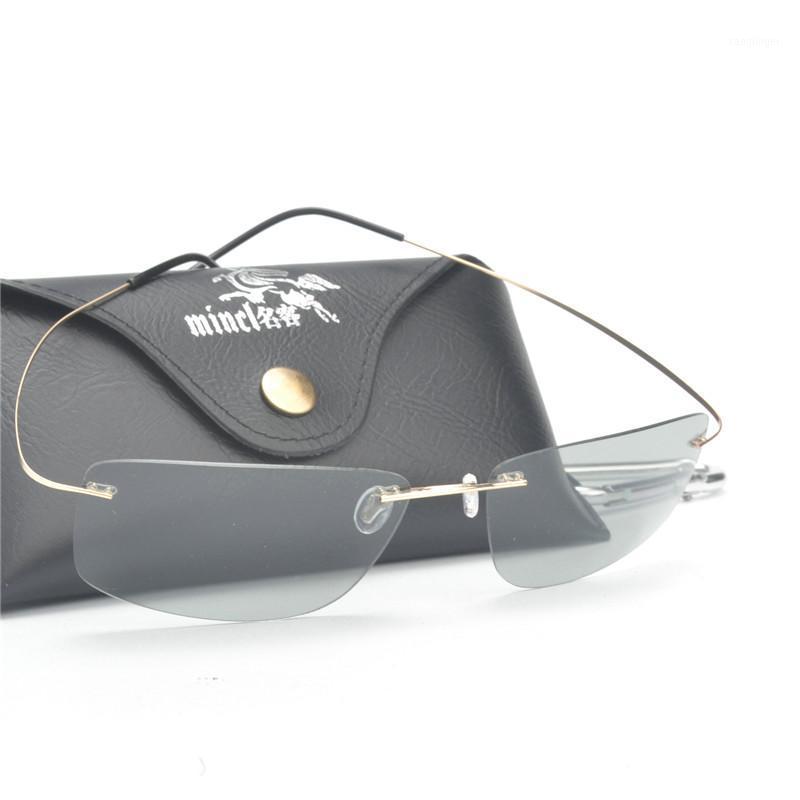 Sunglasses Rimless Polarized Light Men Super Lighted Weight Titanium Arms Sunwear Black Blue Polarize Women Brand Designer FML1
Sunglasses Rimless Polarized Light Men Super Lighted Weight Titanium Arms Sunwear Black Blue Polarize Women Brand Designer FML1
