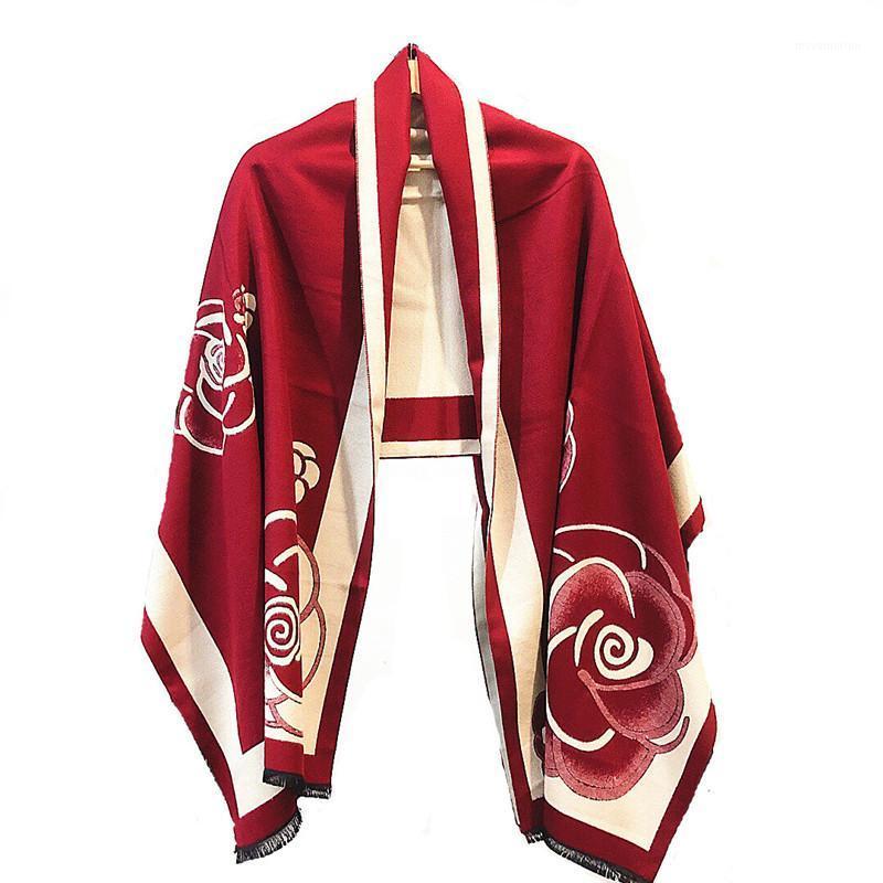 Brand Designer Camellia Imitation Cashmere Scarf Women Thick Warm Winter Blanket Scarfs For Ladies Shawl Wraps MY20681
Brand Designer Camellia Imitation Cashmere Scarf Women Thick Warm Winter Blanket Scarfs For Ladies Shawl Wraps MY20681