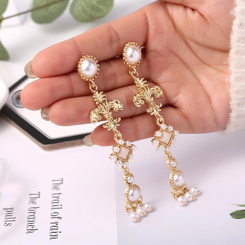 Dangle & Chandelier 2021 Fashion Baroque Retro Cross Super Fairy Earrings Female High-end Pearl Ear Clips
Dangle & Chandelier 2021 Fashion Baroque Retro Cross Super Fairy Earrings Female High-end Pearl Ear Clips