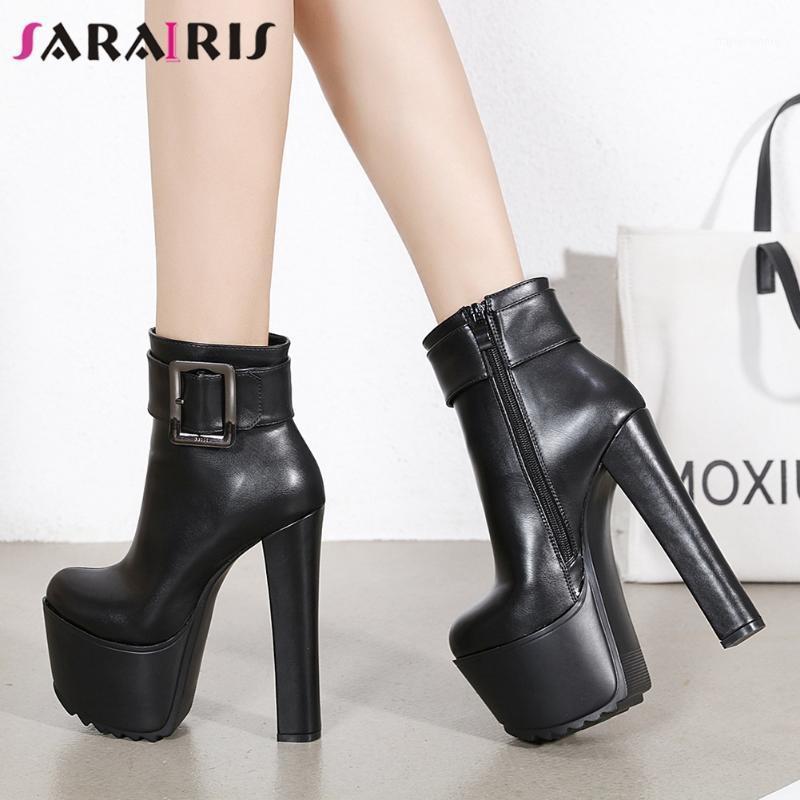 SARAIRIS New Fashion Ladies Sexy Party Clubboots Ankle Boots Women High Platform Thick High Heels Zipper Buckle Shoes Woman1, Black
SARAIRIS New Fashion Ladies Sexy Party Clubboots Ankle Boots Women High Platform Thick High Heels Zipper Buckle Shoes Woman1, Black
