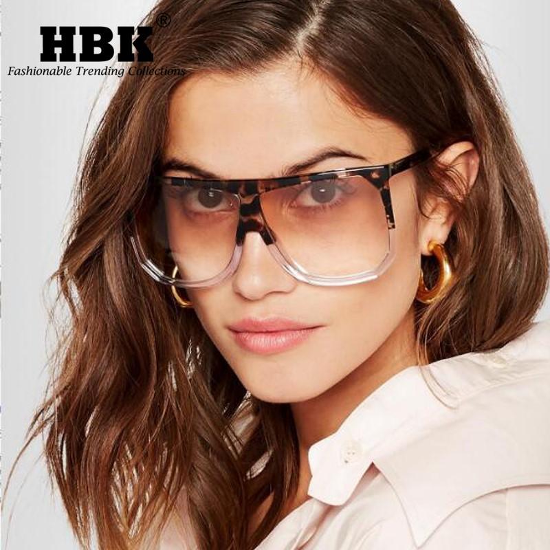Sunglasses HBK Flat Top Square Women Oversized 2021 Fashion Designer Brand European Big Frame Black Gradient Leopard Eyewear
Sunglasses HBK Flat Top Square Women Oversized 2021 Fashion Designer Brand European Big Frame Black Gradient Leopard Eyewear