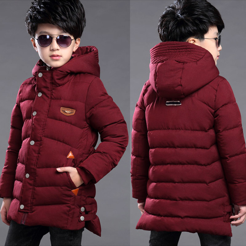 2020 New Boys Winter Clothes 4 Keep Warm 5 Children 6 Autumn Winter 9 Coat 8 Middle Aged 10 Year 12 Pile Thicker Cotton Jackets LJ201125