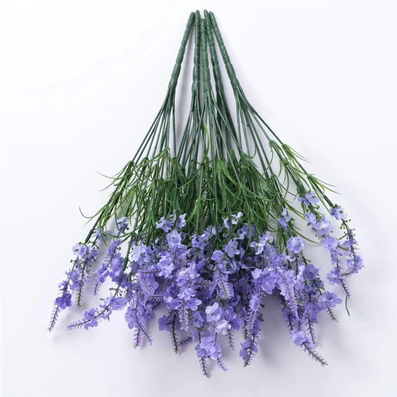 Romantic Provence Artificial Flower Purple Lavender Bouquet with Green Leaves for Wedding Home Party Decorations1
Romantic Provence Artificial Flower Purple Lavender Bouquet with Green Leaves for Wedding Home Party Decorations1