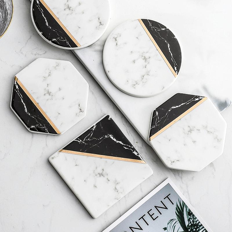 2Pcs/set Nordic Marble Ceramic Cup Mats Gold Lines Geometric Pattern Round Square Heat-insulated Pads1
2Pcs/set Nordic Marble Ceramic Cup Mats Gold Lines Geometric Pattern Round Square Heat-insulated Pads1
