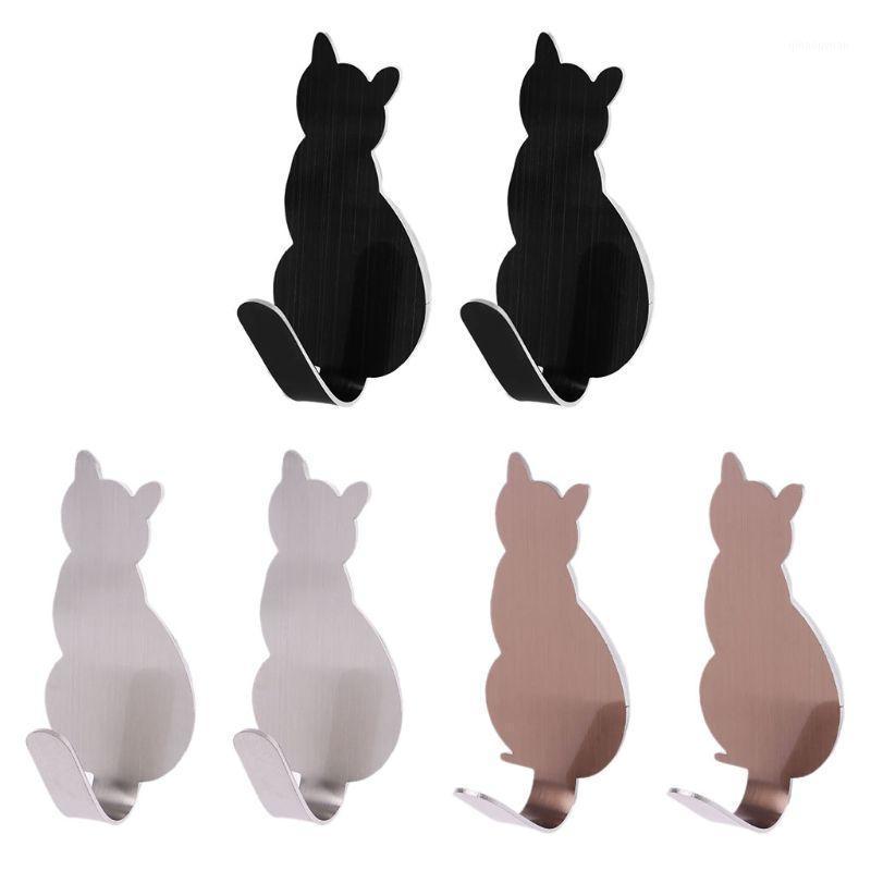 2pcs Cat Tail Shaped Decorative Stainless Steel Wall Door Clothes Coat Key Hanger Hook Rack PXPC1
2pcs Cat Tail Shaped Decorative Stainless Steel Wall Door Clothes Coat Key Hanger Hook Rack PXPC1