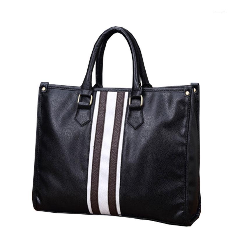 Men's Business Briefcase Male Laptop Bag Handbags PU Leather Office Tote Briefcases for Document A4 Paper Man Messenger Bags1, Black 
Men's Business Briefcase Male Laptop Bag Handbags PU Leather Office Tote Briefcases for Document A4 Paper Man Messenger Bags1, Black