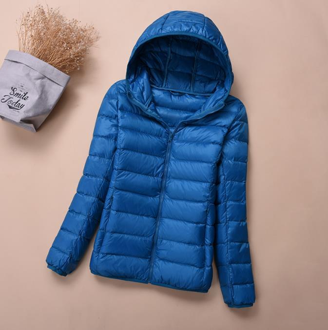 Women's Down & Parkas Winter Plus Size 3XL Womens Jackets Short Ultra Light Duck Coat Hooded Puffer Jacket Autumn Outerwear RH1407