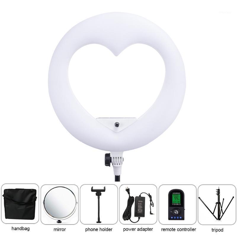Ring Light Lamp 18inch with Tripod Yidoblo -960EII 96W Studio Photo Lamp 45cm Photography Lighting 3200K-5500K Bi-color1
Ring Light Lamp 18inch with Tripod Yidoblo -960EII 96W Studio Photo Lamp 45cm Photography Lighting 3200K-5500K Bi-color1
