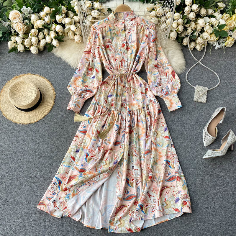 2021 New Singiny feminine court wind impression retro gola puff manga button the line dressed autumn fashion streetwear dress PX84, Apricot
2021 New Singiny feminine court wind impression retro gola puff manga button the line dressed autumn fashion streetwear dress PX84, Apricot