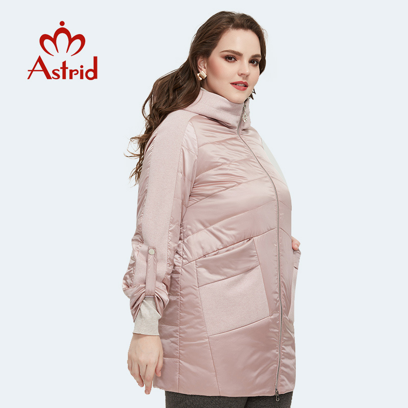 Astrid Spring new arrival women jacket loose clothing outerwear high quality plus size midlength fashion coat AM8612 200928